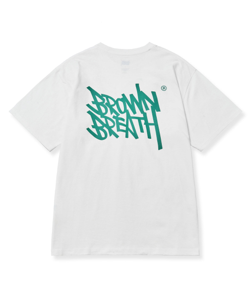 BROWNBREATH(ブラウンブレス)の「TAG TEE - OFF WHITE(Tシャツ/カットソー・レディース・その他・S/M/XL/2XL/L)」の1枚目の写真