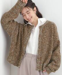 SHOO・LA・RUE | 【洗濯機可/前後2WAY】ぽこぽこニットカーディガン(カーディガン/ボレロ)