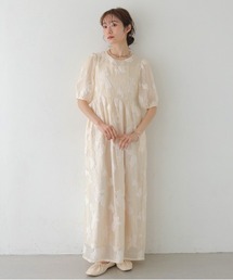 CLEIO（クレイオ）の「【CLEIO】チューリップジャガードワンピース  TULIP JACQUARD DRESS（ワンピース）」