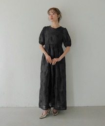 CLEIO（クレイオ）の「【CLEIO】チューリップジャガードワンピース  TULIP JACQUARD DRESS（ワンピース）」