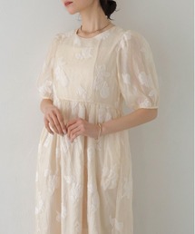 CLEIO（クレイオ）の「【CLEIO】チューリップジャガードワンピース  TULIP JACQUARD DRESS（ワンピース）」