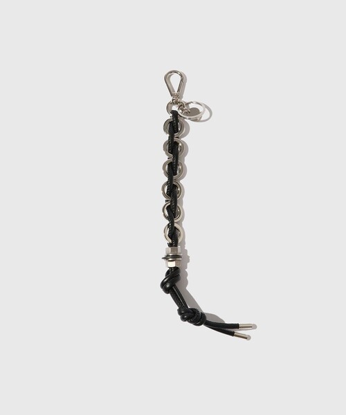 ADAM ET ROPE'（アダムエロペ）の「【ITTI/イッチ】CRISTY RING CHAIN KNOT CHARM / STCOW（キーホルダー・メンズ・ライトグレー・FREE）」の5枚目の写真