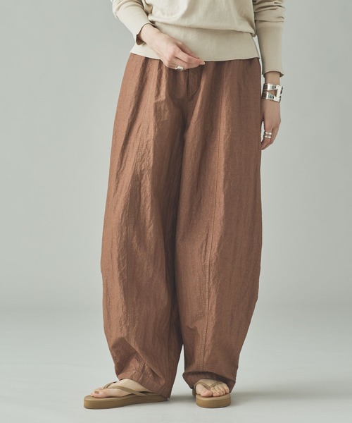 Curensology(カレンソロジー)の「Curensology(カレンソロジー)/サルファーダイドロストパンツ(その他パンツ・レディース・ベージュ/ダークブラウン/グレー・FREE)」の20枚目の写真