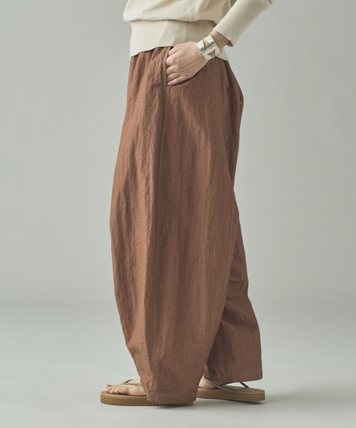 Curensology(カレンソロジー)の「Curensology(カレンソロジー)/サルファーダイドロストパンツ(その他パンツ・レディース・ベージュ/ダークブラウン/グレー・FREE)」の21枚目の写真