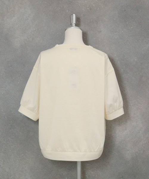 STUDIO PICONE(スタジオピッコーネ)の「ピクセルピコUV速乾プルオーバー(Tシャツ/カットソー・レディース・グレー/ベージュ/ホワイト・M/L/LL)」の5枚目の写真