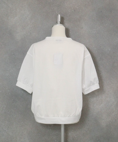 STUDIO PICONE(スタジオピッコーネ)の「ピクセルピコUV速乾プルオーバー(Tシャツ/カットソー・レディース・グレー/ベージュ/ホワイト・M/L/LL)」の9枚目の写真