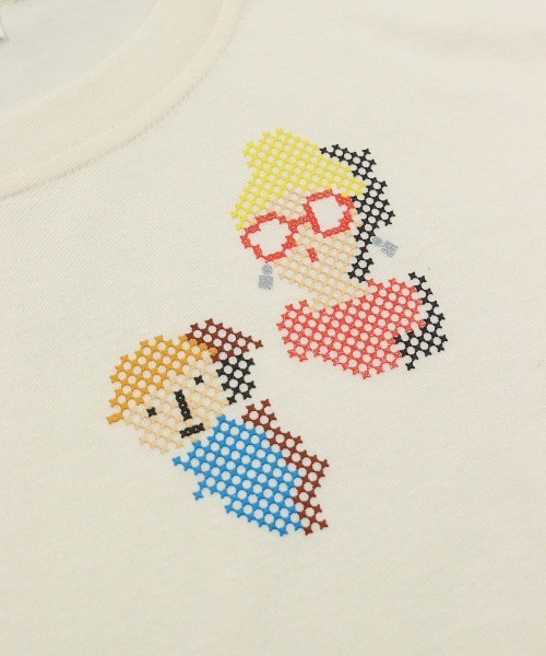 STUDIO PICONE(スタジオピッコーネ)の「ピクセルピコUV速乾プルオーバー(Tシャツ/カットソー・レディース・グレー/ベージュ/ホワイト・M/L/LL)」の18枚目の写真