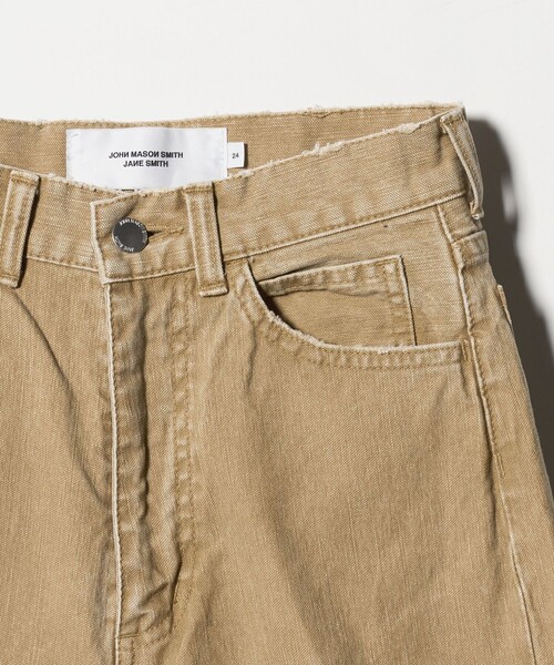 JANESMITH(ジェーンスミス)の「<JANE SMITH >ヘビーダッククロス 5ポケット パンツ(その他パンツ・レディース・ブラック/ベージュ・25/24)」の3枚目の写真