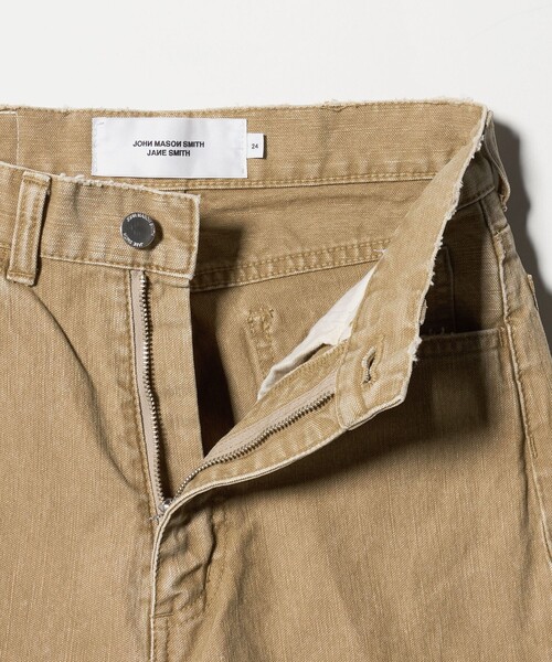 JANESMITH(ジェーンスミス)の「<JANE SMITH >ヘビーダッククロス 5ポケット パンツ(その他パンツ・レディース・ブラック/ベージュ・25/24)」の6枚目の写真