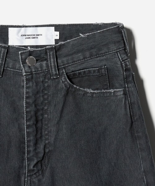 JANESMITH(ジェーンスミス)の「<JANE SMITH >ヘビーダッククロス 5ポケット パンツ(その他パンツ・レディース・ブラック/ベージュ・25/24)」の12枚目の写真