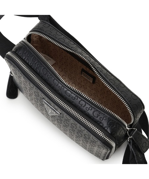 Guess(ゲス)の「VIVIETTE Mini Double Zip Crossbdy ショルダーバッグ (ショルダーバッグ・レディース・ブラック/ホワイト・ONE SIZE)」の9枚目の写真