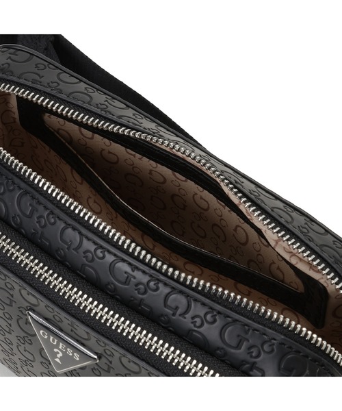 Guess(ゲス)の「VIVIETTE Mini Double Zip Crossbdy ショルダーバッグ (ショルダーバッグ・レディース・ブラック/ホワイト・ONE SIZE)」の10枚目の写真
