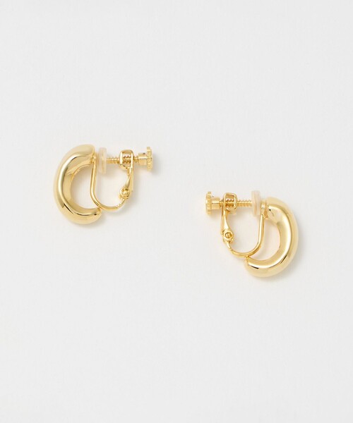 UNITED ARROWS（ユナイテッドアローズ）の「NRW C イヤリング（イヤリング・レディース・ゴールド/シルバー・FREE）」の5枚目の写真