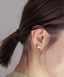 rapiecage（ラピエサージュ）の「マットメタルラウンドイヤリング（イヤリング）」