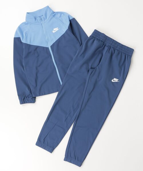 NIKE(ナイキ)の「ナイキ NIKE YTH NSW DF トラックスーツ PK FZ(ジャージ・キッズ・ブルー/ブラック・130cm/140cm/150cm/160cm)」の16枚目の写真