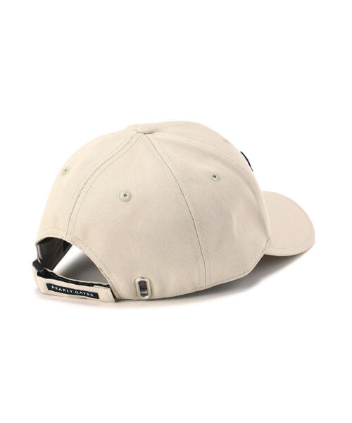 PEARLY GATES（パーリーゲイツ）の「【PEARLY GATES】差込２段ロゴスカルラビットＣＡＰ（キャップ・レディース・ホワイト/ベージュ/ネイビー・FREE）」の7枚目の写真