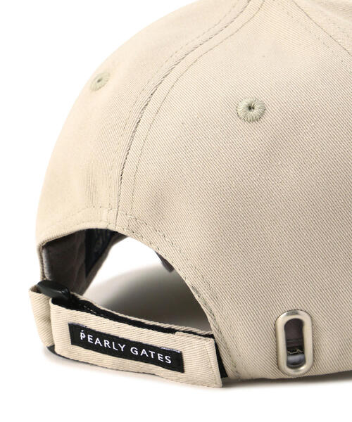 PEARLY GATES（パーリーゲイツ）の「【PEARLY GATES】差込２段ロゴスカルラビットＣＡＰ（キャップ・レディース・ホワイト/ベージュ/ネイビー・FREE）」の13枚目の写真