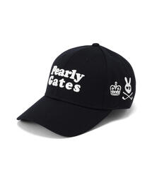 PEARLY GATES（パーリーゲイツ）の「【PEARLY GATES】差込２段ロゴスカルラビットＣＡＰ（キャップ）」