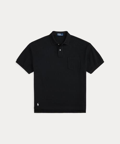 POLO RALPH LAUREN（ポロ ラルフ ローレン）の「ポロ ビッグ シャツ（ポロシャツ・メンズ・ブラック系1・S/M/L/XXL/XL）」の7枚目の写真