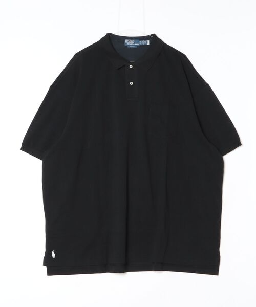 POLO RALPH LAUREN（ポロ ラルフ ローレン）の「ポロ ビッグ シャツ（ポロシャツ・メンズ・ブラック系1・S/M/L/XXL/XL）」の3枚目の写真