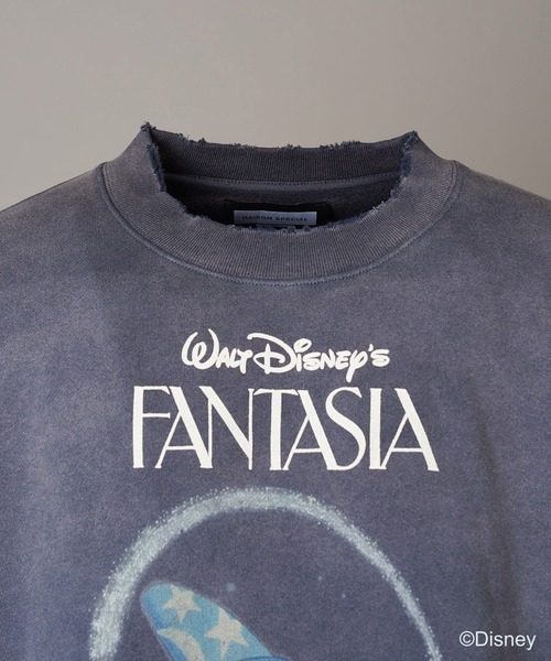 MAISON SPECIAL（メゾンスペシャル）の「《UNISEX》【MOVIE SERIES】「FANTASIA」- STAR HEART - Prime-Over Crew Neck Sweatshirt/「ファンタジア」- スターハート -プライムオーバークルーネックスウェット【MAISON SPECIAL/メゾンスペシャル】（スウェット・メンズ・ネイビー/ブラック・0/1/2）」の17枚目の写真