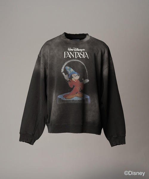 MAISON SPECIAL（メゾンスペシャル）の「《UNISEX》【MOVIE SERIES】「FANTASIA」- STAR HEART - Prime-Over Crew Neck Sweatshirt/「ファンタジア」- スターハート -プライムオーバークルーネックスウェット【MAISON SPECIAL/メゾンスペシャル】（スウェット・メンズ・ネイビー/ブラック・0/1/2）」の13枚目の写真