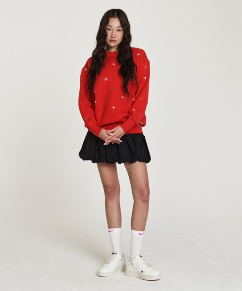 NIKE（ナイキ）の「ナイキ スポーツウェア ウィメンズ ルーズ バブル スカート / Nike Sportswear Women's Loose Bubble Skirt IQ0062-010 Black（スカート・レディース・ブラック・XS/XL/L/M/S）」の3枚目の写真