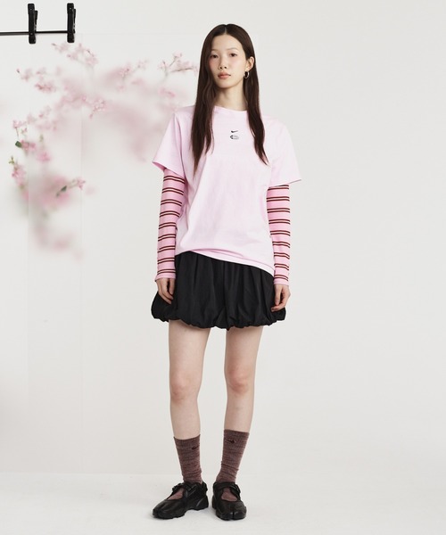 NIKE（ナイキ）の「ナイキ スポーツウェア ウィメンズ ルーズ バブル スカート / Nike Sportswear Women's Loose Bubble Skirt IQ0062-010 Black（スカート・レディース・ブラック・XS/XL/L/M/S）」の20枚目の写真