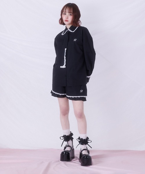 FickleBebe(フィクルベベ)の「エナメルシュシュパンプス(パンプス・レディース・ホワイト/ブラック・SMALL/LARGE/MEDIUM)」の18枚目の写真
