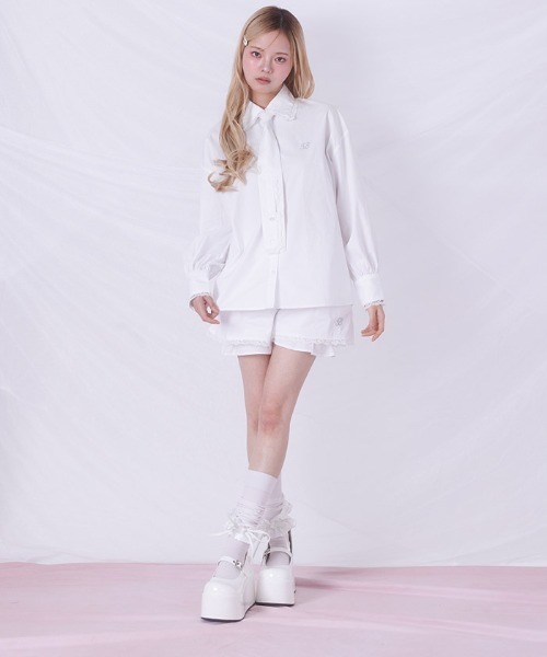 FickleBebe(フィクルベベ)の「エナメルシュシュパンプス(パンプス・レディース・ホワイト/ブラック・SMALL/LARGE/MEDIUM)」の9枚目の写真