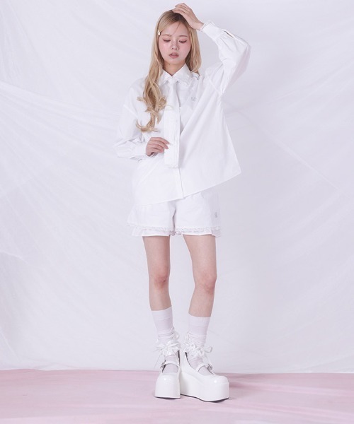 FickleBebe(フィクルベベ)の「エナメルシュシュパンプス(パンプス・レディース・ホワイト/ブラック・SMALL/LARGE/MEDIUM)」の10枚目の写真