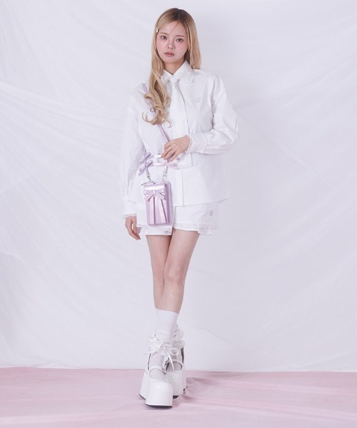FickleBebe(フィクルベベ)の「エナメルシュシュパンプス(パンプス・レディース・ホワイト/ブラック・SMALL/LARGE/MEDIUM)」の11枚目の写真
