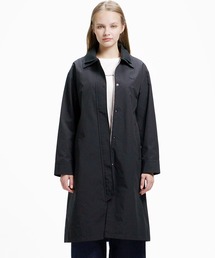 LACOSTE | 撥水 ダブルカラー BACHプリーツ ロングスプリングコート(ステンカラーコート)