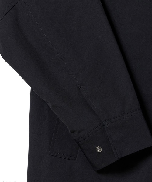 LACOSTE（ラコステ）の「撥水 ダブルカラー BACHプリーツ ロングスプリングコート（ステンカラーコート・レディース・ベージュ/ブラック・34/40/36/38）」の22枚目の写真