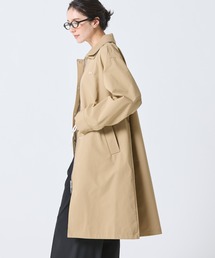 LACOSTE（ラコステ）の「インパーテッドプリーツ ダブルカラーロングスプリングコート（ステンカラーコート）」