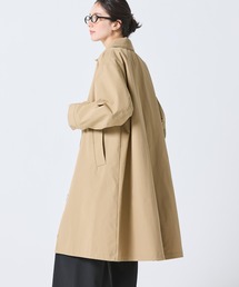 LACOSTE（ラコステ）の「インパーテッドプリーツ ダブルカラーロングスプリングコート（ステンカラーコート）」
