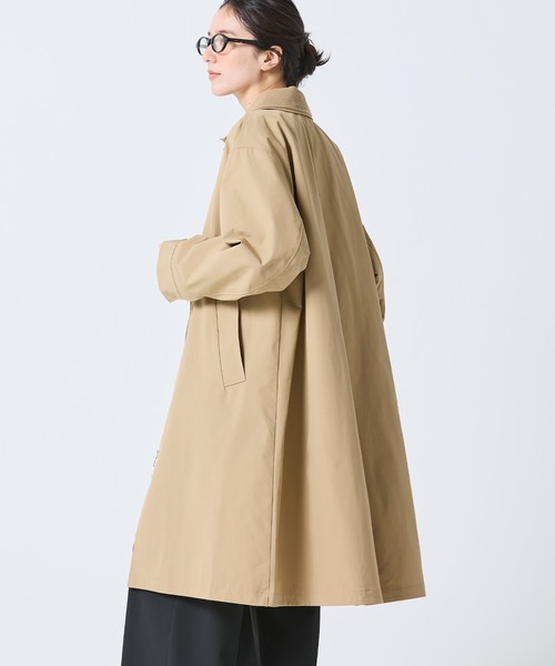LACOSTE｜ラコステ（レディース）のステンカラーコート（ワンポイント