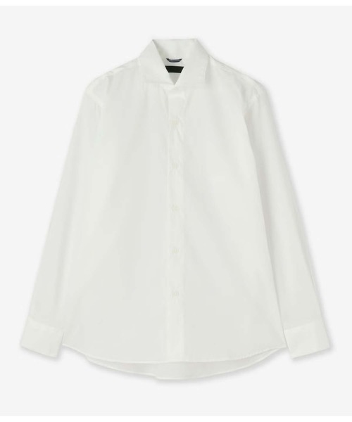 junhashimoto(ジュンハシモト)の「HORIZONTAL SHIRT(シャツ/ブラウス・メンズ・ネイビー/ホワイト・4/2/3)」の1枚目の写真