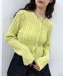 w closet | ブークレショートカーディガン(Tシャツ/カットソー)