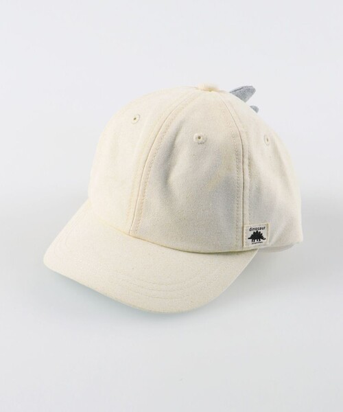 BRANSHES(ブランシェス)の「【ベビー】恐竜キャップ(キャップ・キッズ・サックスブルー/アイボリー・FREE)」の6枚目の写真