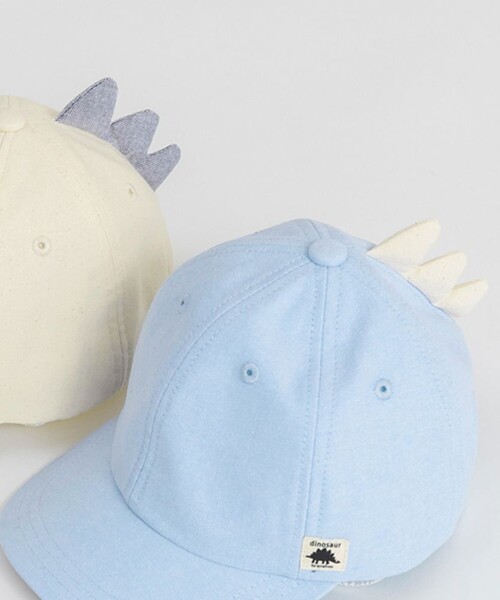 BRANSHES(ブランシェス)の「【ベビー】恐竜キャップ(キャップ・キッズ・サックスブルー/アイボリー・FREE)」の11枚目の写真