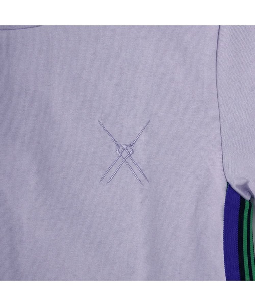RADIO EVA(ラヂオエヴァ)の「RADIO EVA A331 EVANGELION Jacquard Cropped T-Shirt(Tシャツ/カットソー・レディース・ブラック/パープル/クリーム・FREE)」の8枚目の写真