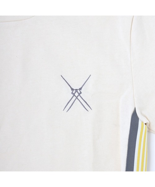 RADIO EVA(ラヂオエヴァ)の「RADIO EVA A331 EVANGELION Jacquard Cropped T-Shirt(Tシャツ/カットソー・レディース・ブラック/パープル/クリーム・FREE)」の6枚目の写真