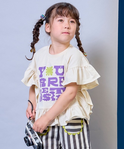 soorploom エッセンシャル トップス フリル tシャツ RODEO CROWNS WIDE BOWL | ステッチフリルトップス (Tシャツ