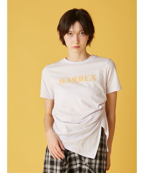 FURFUR（ファーファー）の「GARDENプリントTシャツ（Tシャツ/カットソー・レディース・ラベンダー/チャコールグレー/ライトブルー・F）」の8枚目の写真