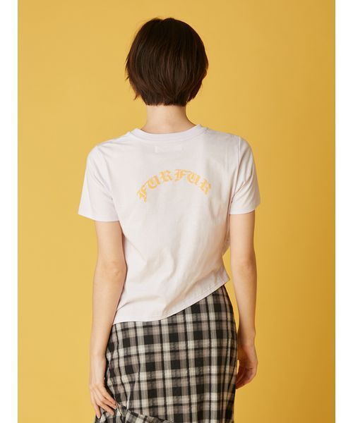 FURFUR（ファーファー）の「GARDENプリントTシャツ（Tシャツ/カットソー・レディース・ラベンダー/チャコールグレー/ライトブルー・F）」の9枚目の写真