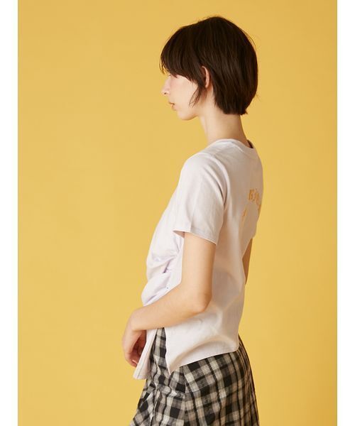 FURFUR（ファーファー）の「GARDENプリントTシャツ（Tシャツ/カットソー・レディース・ラベンダー/チャコールグレー/ライトブルー・F）」の10枚目の写真