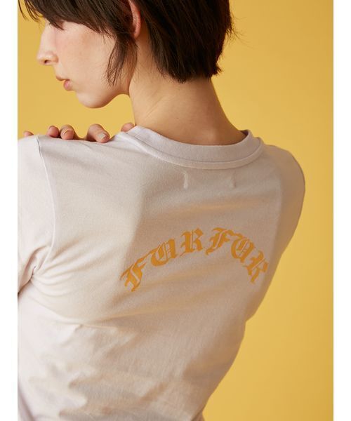 FURFUR（ファーファー）の「GARDENプリントTシャツ（Tシャツ/カットソー・レディース・ラベンダー/チャコールグレー/ライトブルー・F）」の12枚目の写真