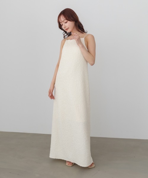 Bab（バブ）の「【選べるサイズ展開】ホイップカップ付キャミワンピース（ワンピース・レディース・アイボリー/ライトブルー/チャコールグレー・S/M）」の6枚目の写真