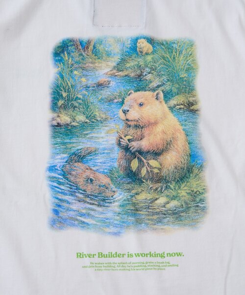 Franklin Climbing（フランクリンクライミング）の「【Franklin Climbing】ヴィンテージグラフィックTEE（Tシャツ/カットソー・メンズ・ライトグレー/ホワイト/ミント/チャコールグレー・LARGE/MEDIUM）」の9枚目の写真